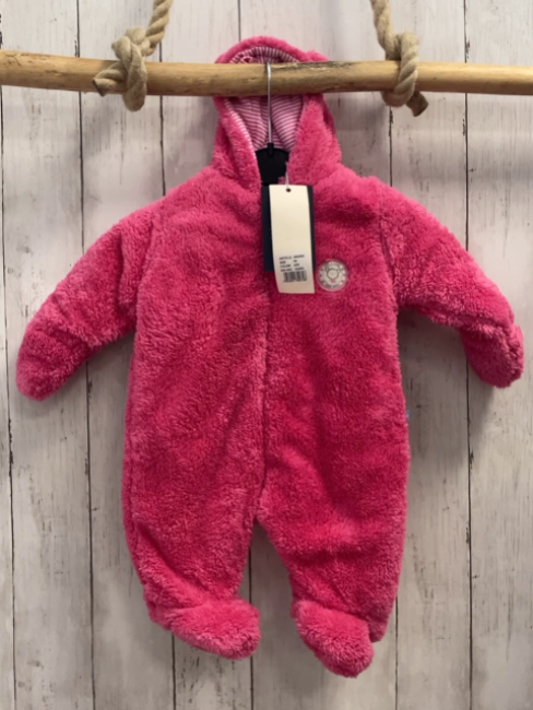 neu Blue Seven Plüschoverall Gr. 56  pink Kapuze