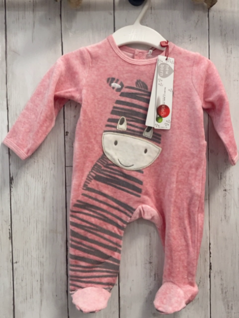 neu Boboli Schlafanzug Gr. 56  himbeerton Zebra Nicky