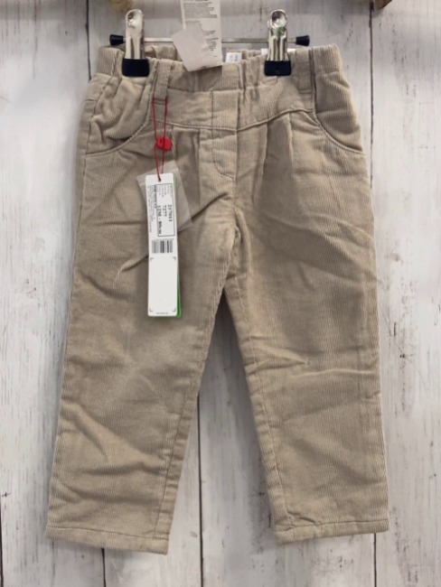 Boboli neu Hose Gr. 80  beige Kord gefüttert 