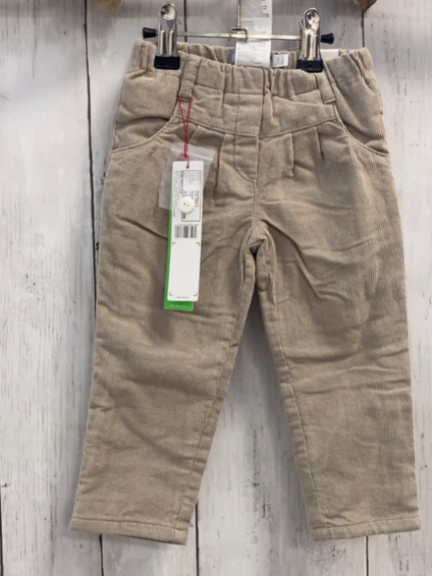 Boboli neu Hose Gr. 80  beige Kord gefüttert 