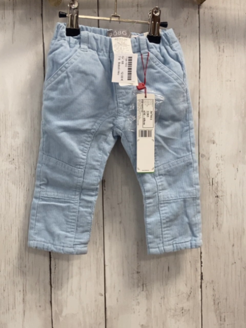 Boboli neu Hose Gr. 68  hellblau Kord gefüttert