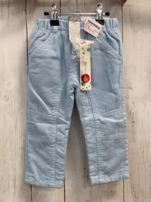 Boboli neu Hose Gr. 80  hellblau Kord gefüttert