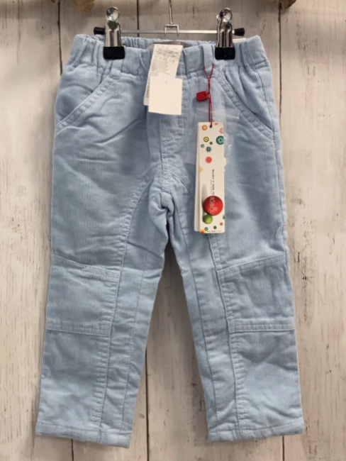Boboli neu Hose Gr. 86  hellblau Kord gefüttert