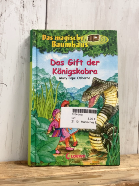 Magisches Baumhaus  Buch Das Gift der Königskobra 
