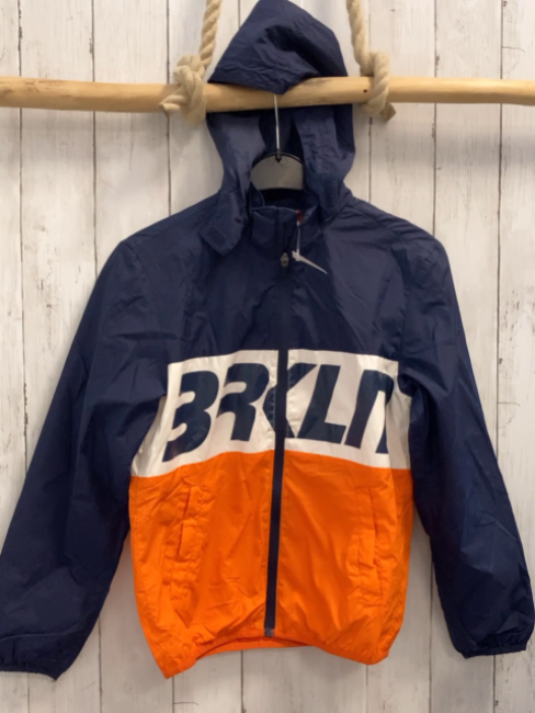 H&M Jacke Gr. 146  blau weiß orange