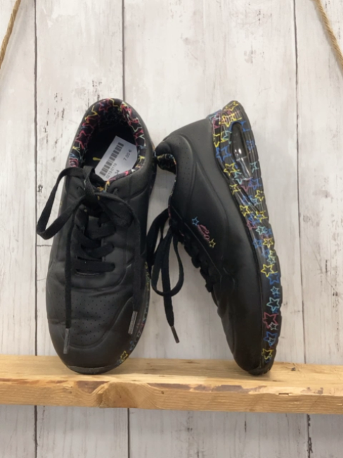   Schuhe  Gr. 34  schwarz bunte Sterne 