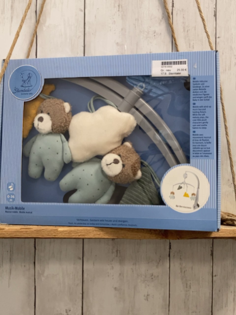 Sterntaler  Musikmobile  im Karton mit Bären graues Gestell NP 39,99 € 