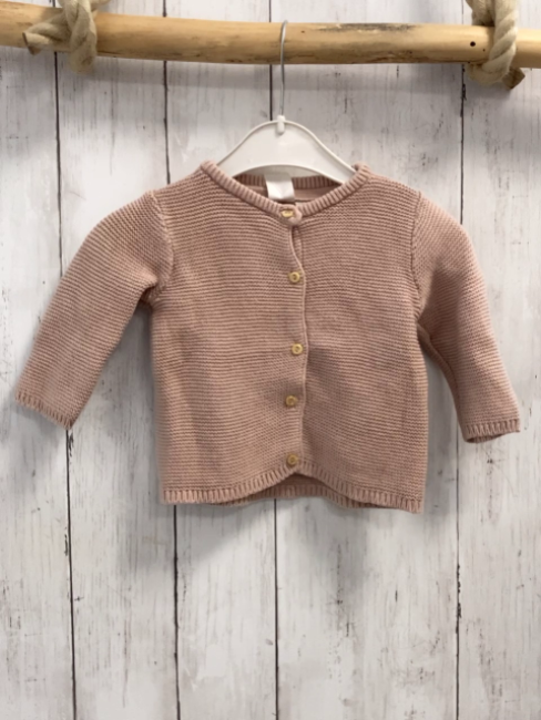 H&M Strickjacke  Gr. 62  altrosa 