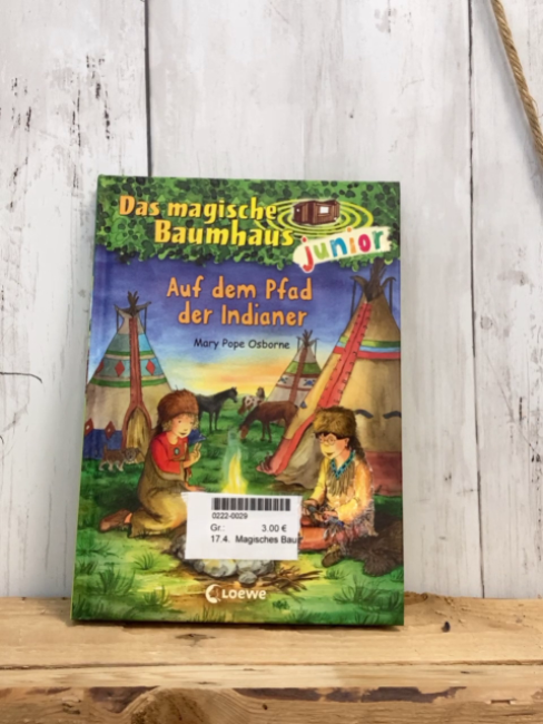 Magisches Baumhaus Junior  Buch Auf dem Pfad der Indianer 