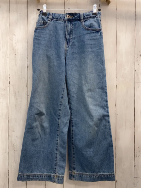 Okaidi  Hose  Gr. 140  blau Jeans Bund verstellbar 