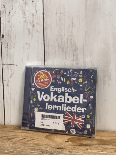 neu  CD Englische Vokabellernlieder 