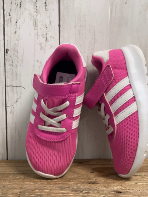 Adidas  Schuhe  Gr. 27  pink weiße Streifen + weiße Sohle 