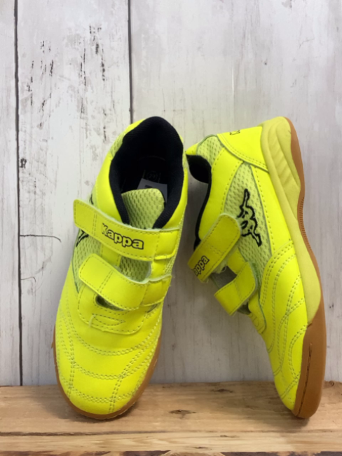 Kappa  Schuhe  Gr. 29  gelb schwarzer Bund schwarze Schrift 