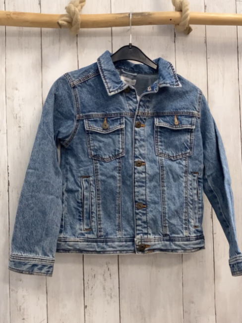 Mango  Jeansjacke  Gr. 134  blau 
