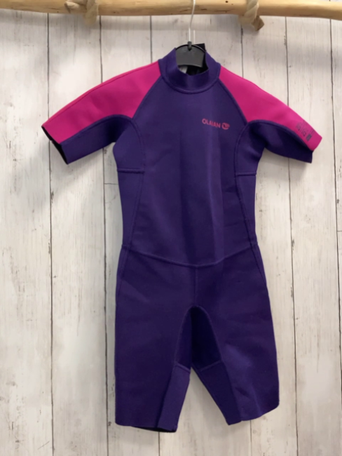 Decathlon  Neoprenoverall Gr. 128  lila pink 