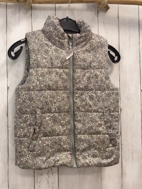 H&M  Weste  Gr. 122/128  mint bunte Blumen 