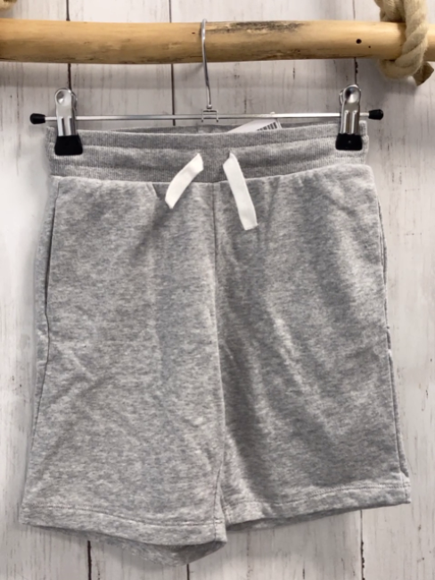 H&M Shorts  Gr. 128  grau weiße Kordel 