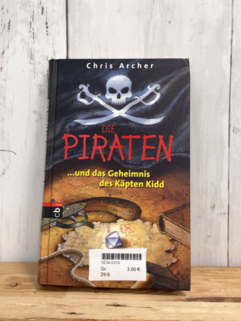   Buch Die Piraten und das Geheimnis des Käpten Kidd 