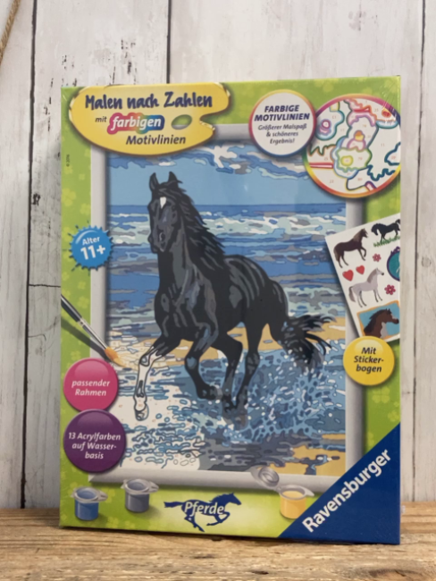 neu Kreativspiel Malen nach Zahlen Pferd