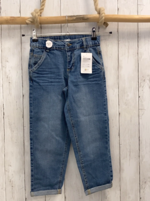 neu  Hose   Gr. 128  blau Jeans Bund verstellbar NP 17,99 € 