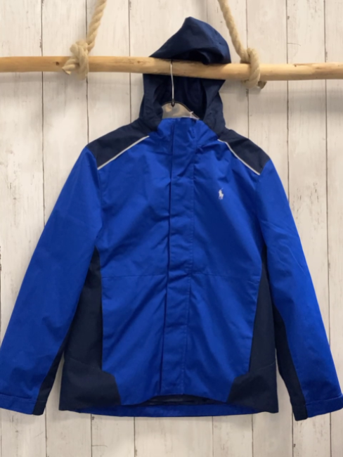 2tlg Ralph Lauren  Winterjacke  Gr. 140  dunkelblau blau mit Innenjacke (wurde nie getragen)