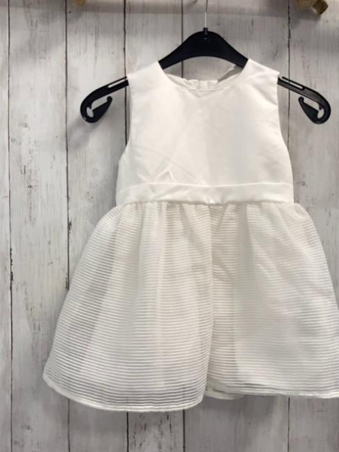 name it Kleid Gr. 98  weiß gestreifter Tüllrock