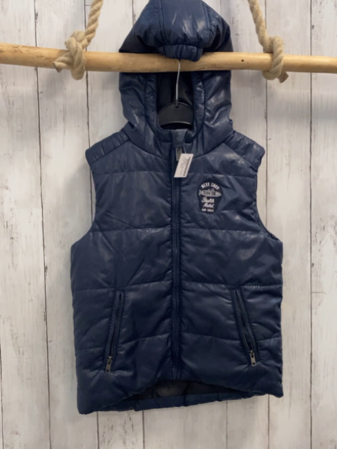Mexx  Weste  Gr. 134/140  blau Kapuze 