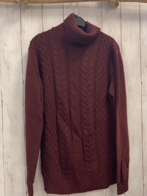 Lawrence Grey Pullover Gr. S bordeauxrot Strick Rolli