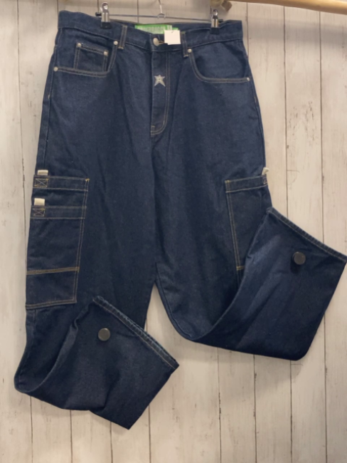 Review Hose Gr. 31  blau Jeans weites Bein