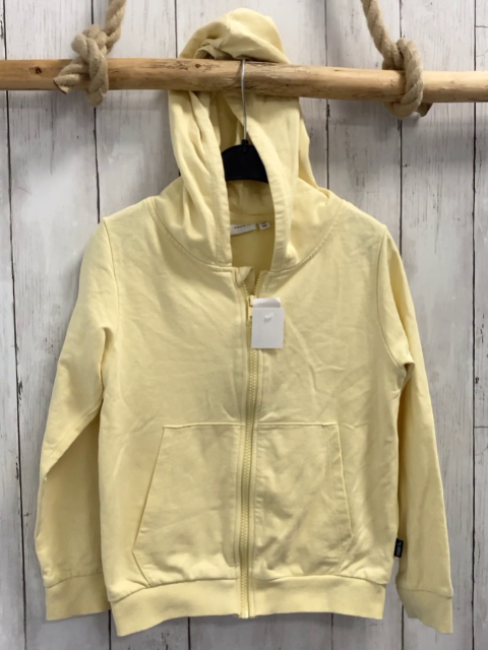 Name it  Sweatjacke  Gr. 122  gelb Kapuze 