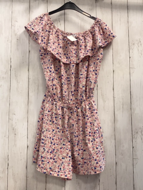 Name it  Playsuit Gr. 146/152  rosa bunte Blumen 