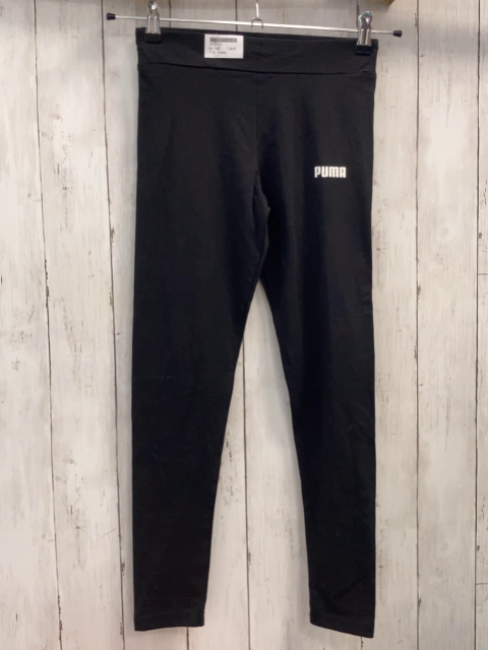 Puma  Leggings  Gr. 152  schwarz weiße Schrift 
