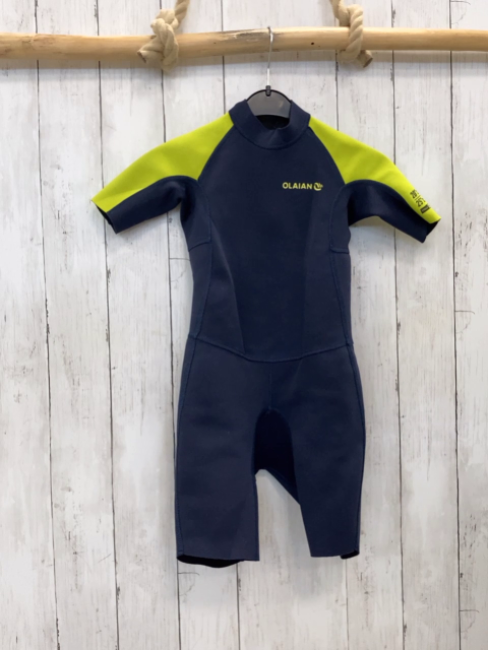 Decathlon  Neoprenoverall Gr. 128  blau hellgrün 