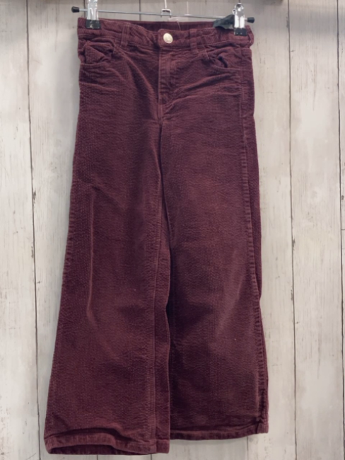 H&M Hose Gr. 122  brombeere Kord Bund verstellbar
