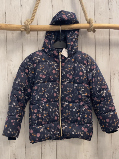 name it Jacke Gr. 122  blau geblümt