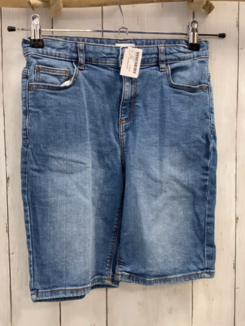 Vertbaudet  Shorts  Gr. 152  blau Jeans Bund verstellbar 
