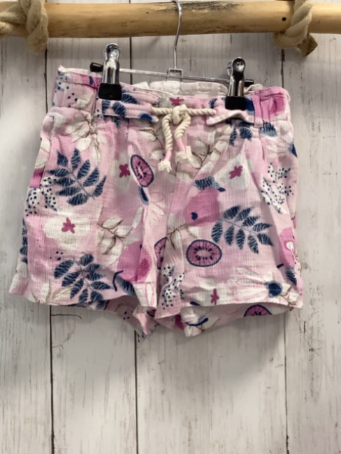 mayoral  Shorts  Gr. 116  rosa Rippen Blätter Blüten Früchte 