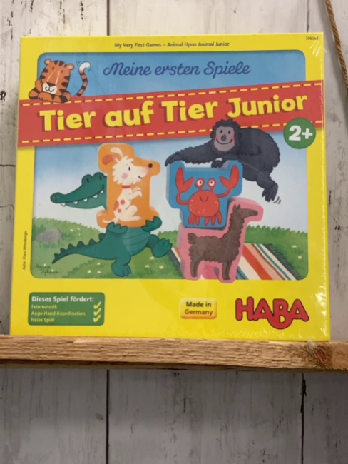 neu Haba  Spiel Tier auf Tier Junior