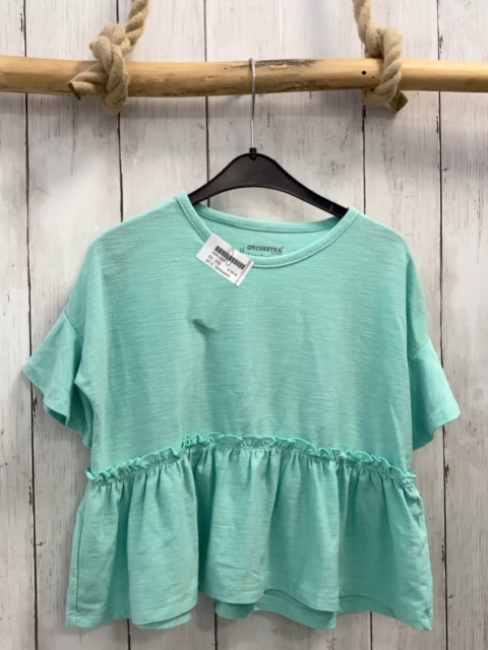 Orchestra  T-Shirt  Gr. 110  mint Rüschen 