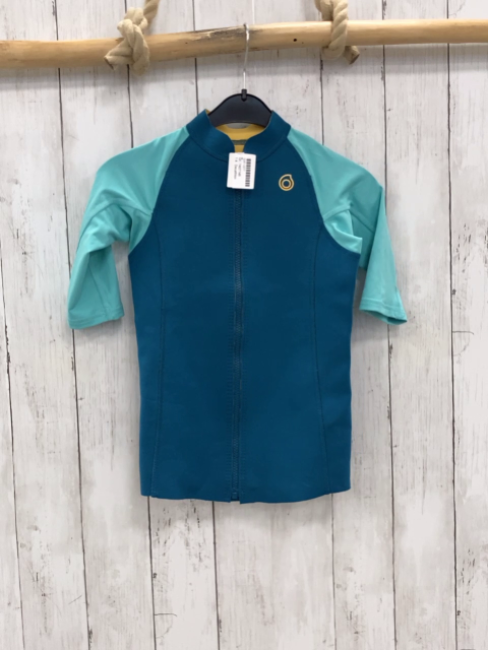 Decathlon  Neoprenjacke  Gr. 140  petrol mint Ärmel 