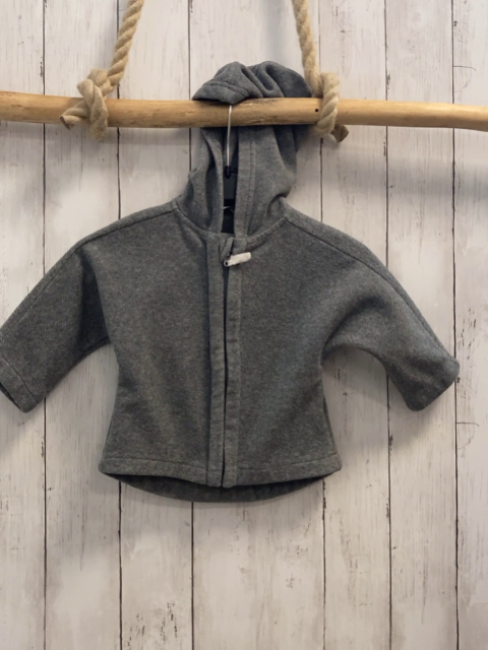  Fleecejacke Gr. 74  grau
