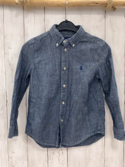 Ralph Lauren  Hemd  Gr. 116  blau 