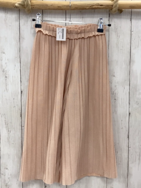 Zara  Hose  Gr. 122  lachs mit Glitzer crincled Gummizugbund 