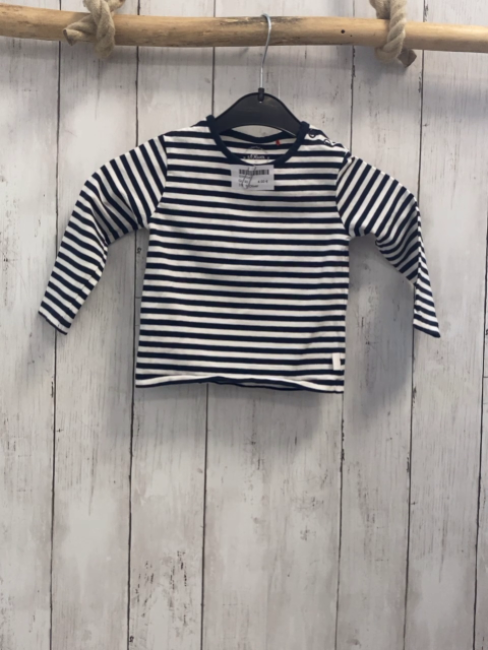 S´Oliver  Langarmshirt  Gr. 80  blau weiße Streifen 