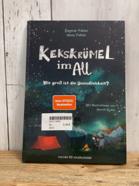  Buch Kekskrümel im All Wie groß ist die Unendlichkeit 