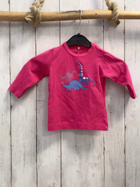 Name it  Langarmshirt  Gr. 68  pink Dinos