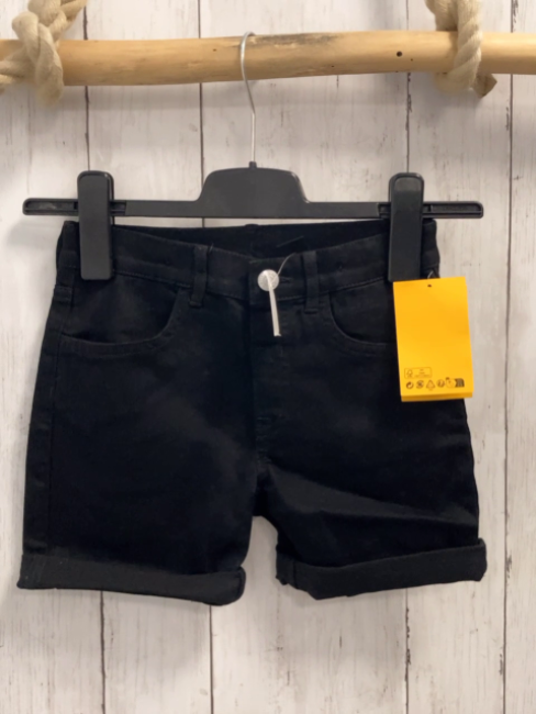 neu H&M  Shorts  Gr. 116  schwarz Umschlag Bund verstellbar