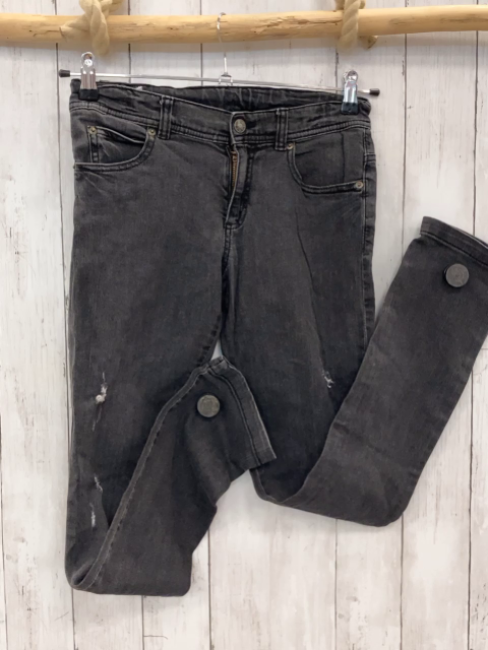 Benetton Hose Gr. 158  grau jeans Bund verstellbar