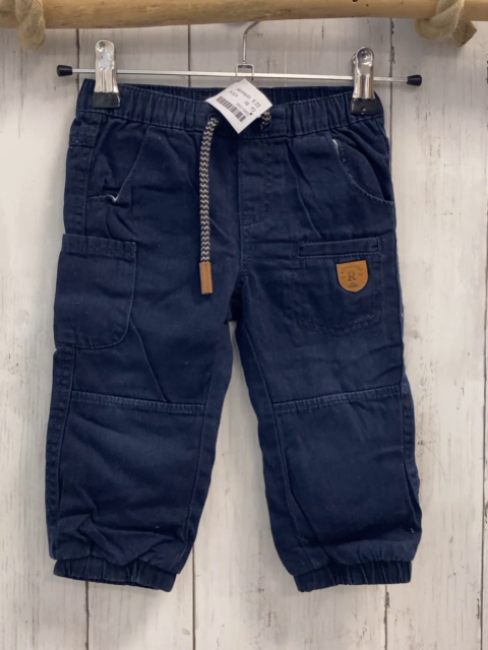Vertbaudet  Hose  Gr. 80  blau gefüttert 
