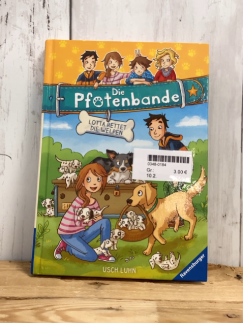   Buch Die Pfotenbande Lotta rettet die Welpen 